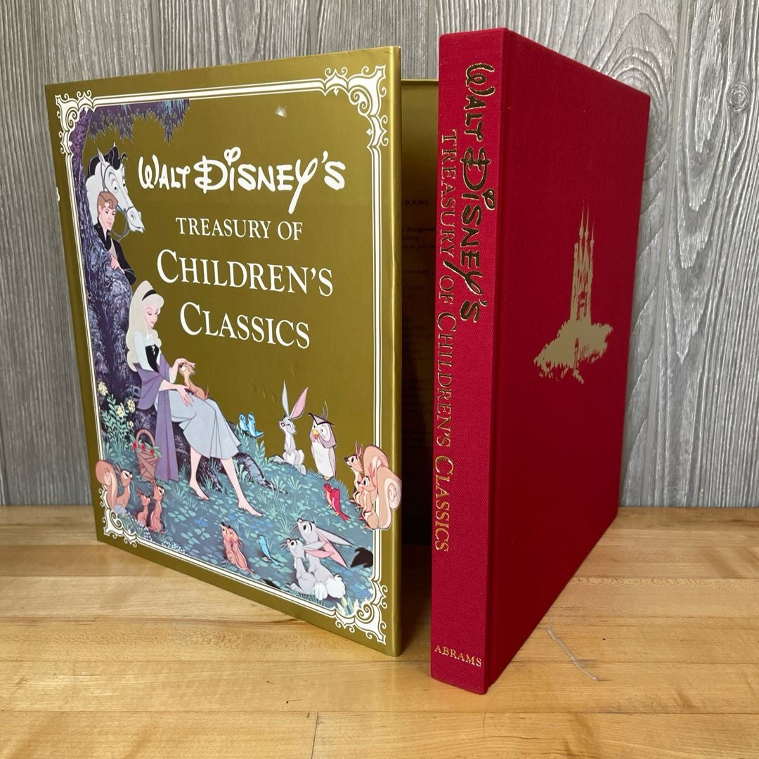 Walt good Disney's Treasury Of Children's Classics Abrams 1978 Red Hardcover