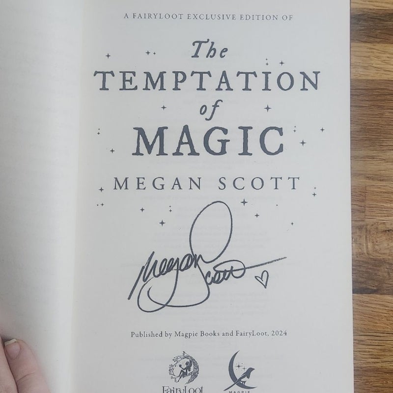 SIGNED The Temptation of Magic Fairyloot Edition