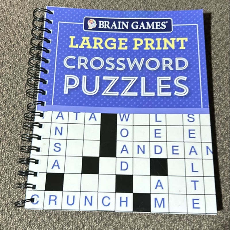 Brain Games Large Print Crossword Puzzles