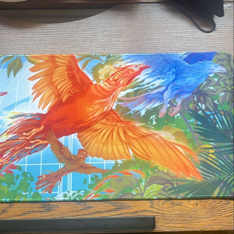 The Phoenix Keeper Desk Mat Illumicrate 
