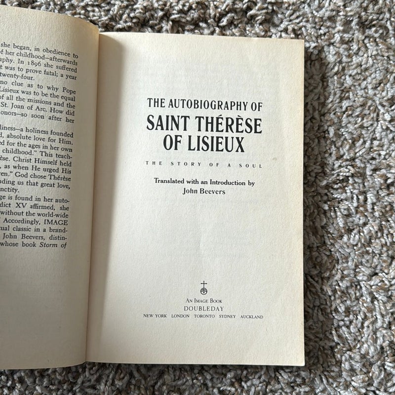 The Autobiography of Saint Therese