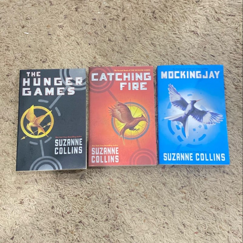 The Hunger Games trilogy lot