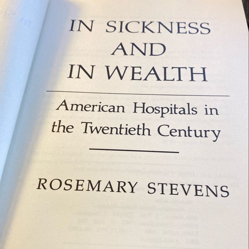 In Sickness and in Wealth