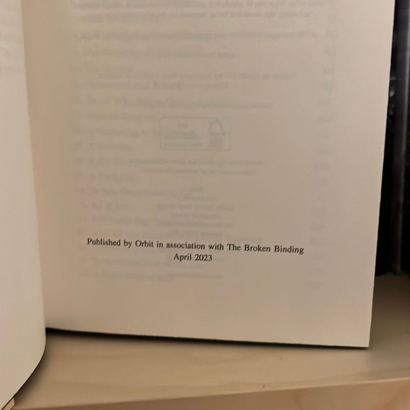 The Bone Ships (BROKEN BINDING)(unsigned) 