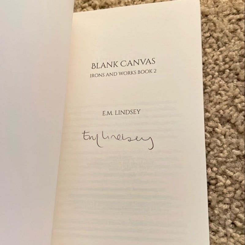 Blank Canvas (Hello Lovely exclusive cover signed by the author)