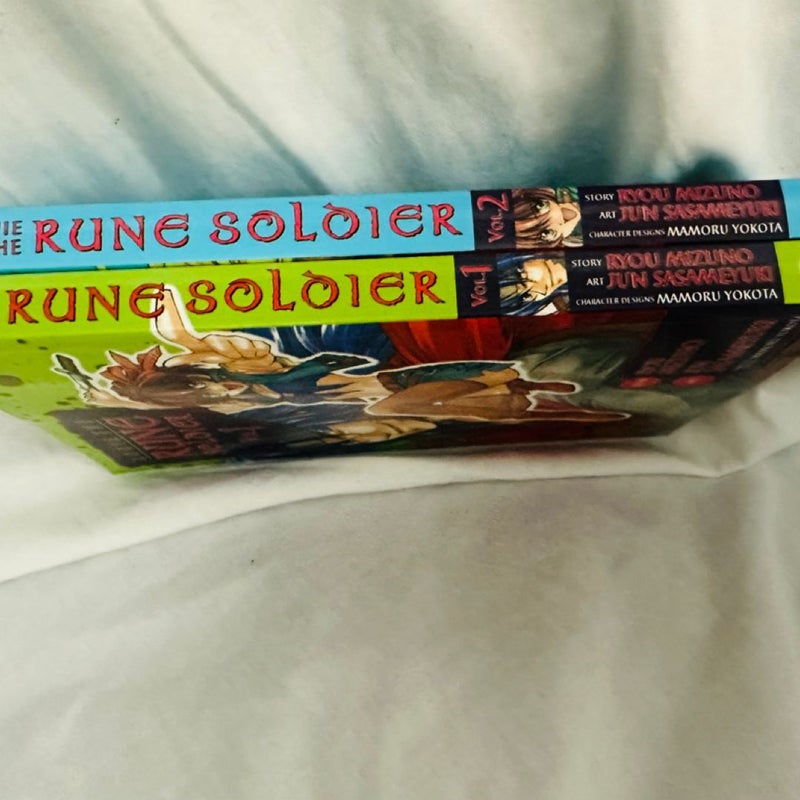 NEW Louie Rune Soldier Vol 1-2 Vintage Manga 