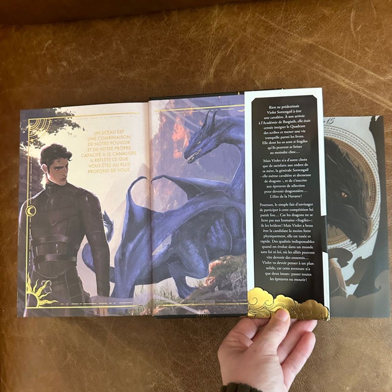 Fourth wing french special edition signed with art