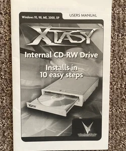 Xtasy Internal CD-RW Drive Users Manual