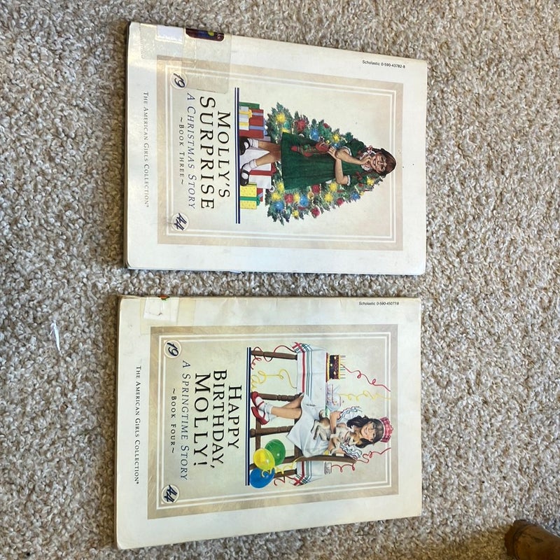 2 American Girl Molly Books
