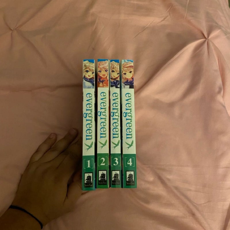 Evergreen manga complete series volumes 1-4