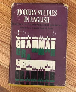 Modern Studies in English 