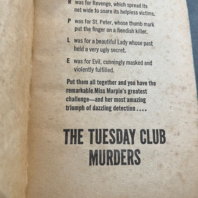 The Tuesday Club Murders