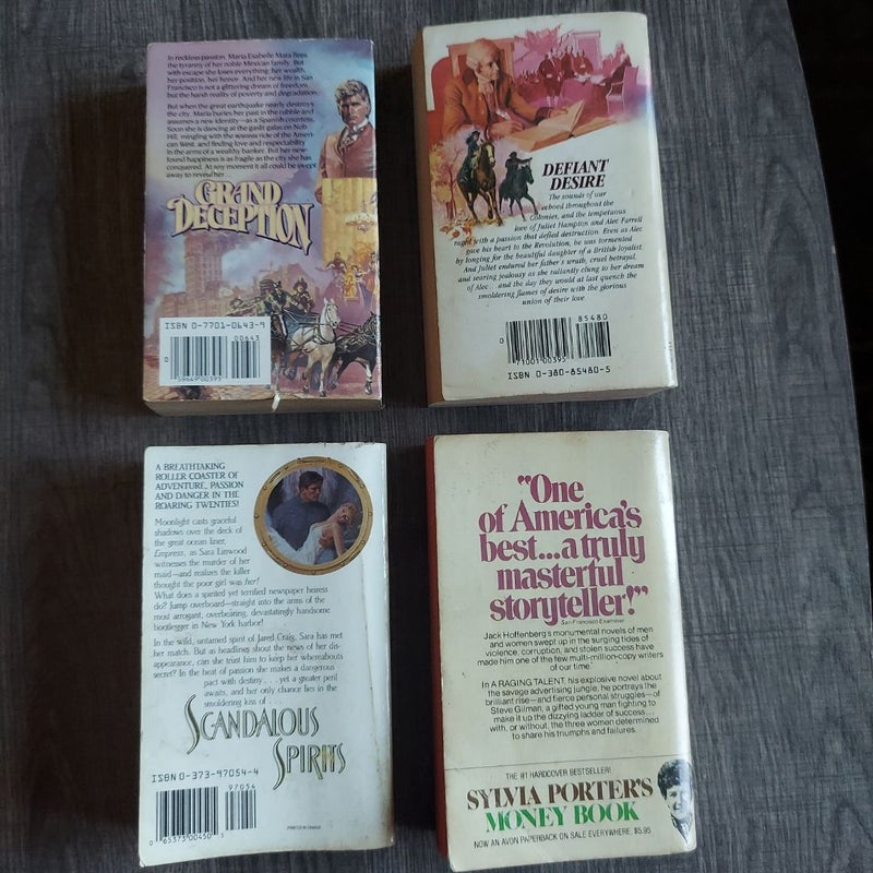 Various Vintage Romance Books