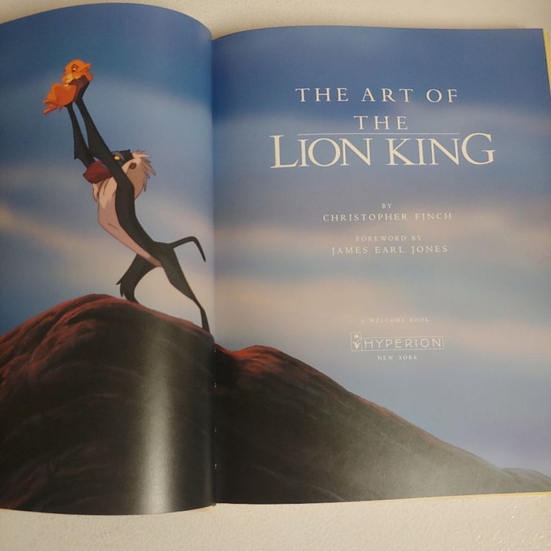 洋書・英語　ライオン・キング　THE ART OF THE LION KING The Art of The Lion King. Sotheby's New York: February 11