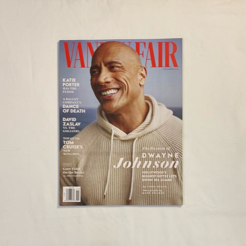 Vanity Fair Dwayne Johnson “The Passion of” Issue November 2021 Magazine