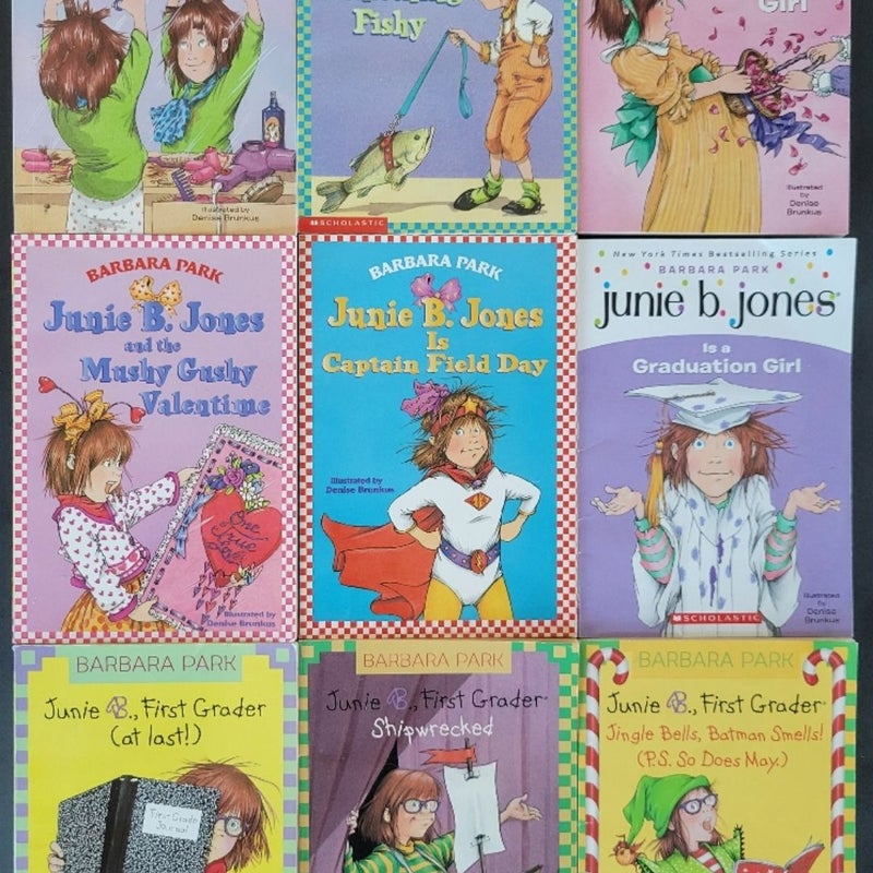 JUNIE B. JONES BOOKS ALMOST COMPLETE SET OF 20 VINTAGE & NEW COVERS BARBARA PARK