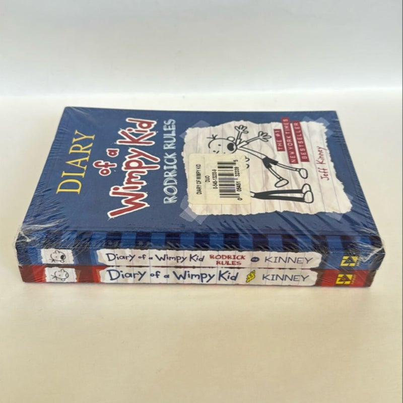 Dairy of wimpy kids duo pack