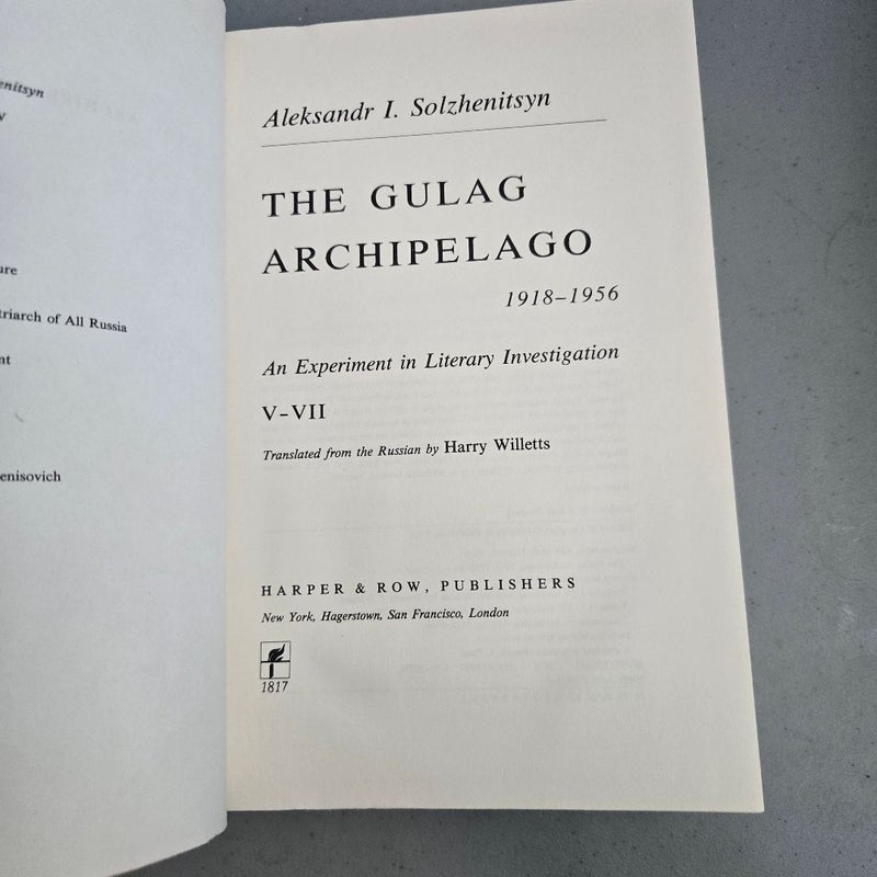 The Gulag Archipelago Three