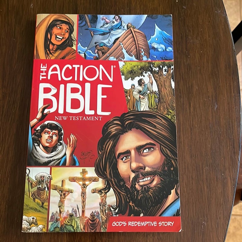 The Action Bible New Testament by Sergio Cariello, Paperback | Pangobooks