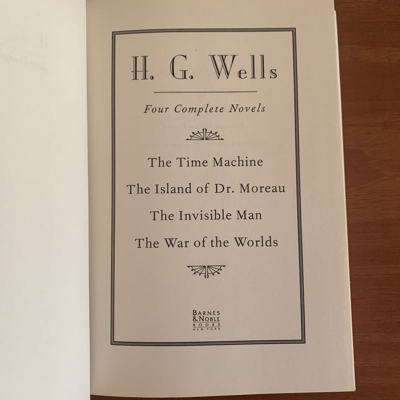 Four Complete Novels of H. G. Wells