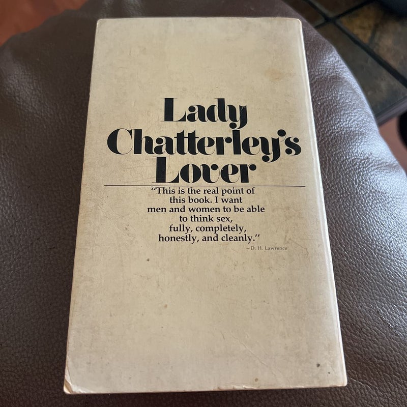 Lady Chatterley’s Lover