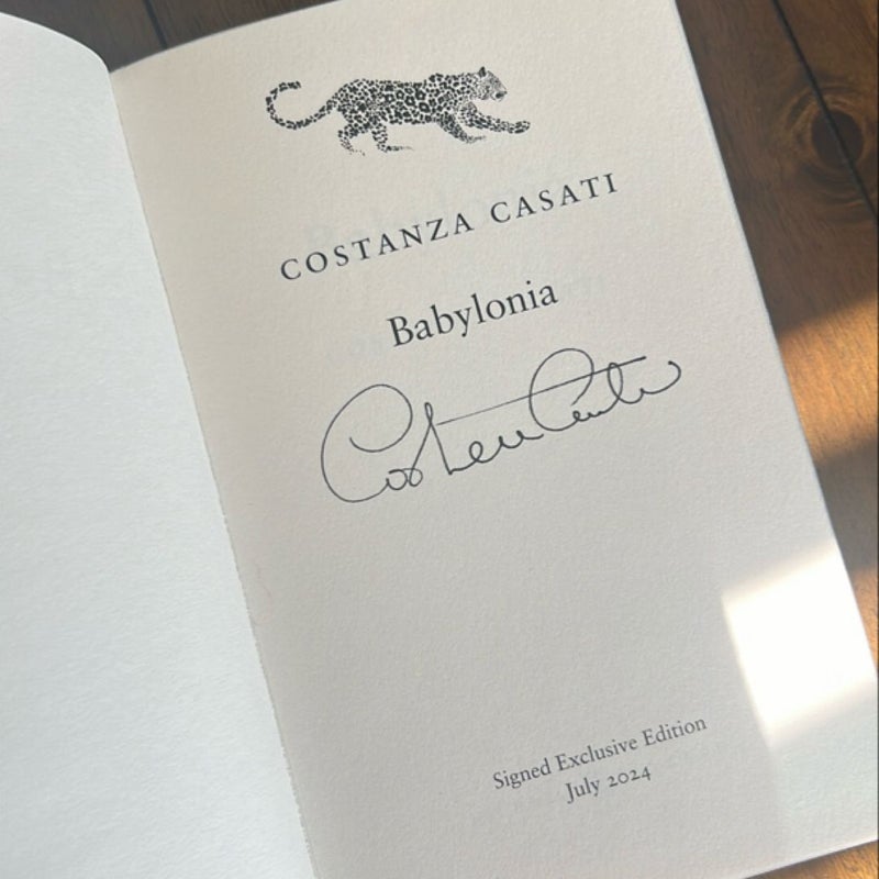 Babylonia WATERSTONES SIGNED EDITION