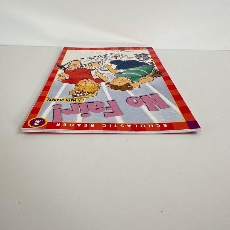 No Fair! A Math Reader, Early Reader
