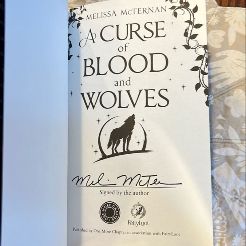 A Curse of Blood and Wolves (Wolf Brothers, Book 1) (Fairyloot Edition)