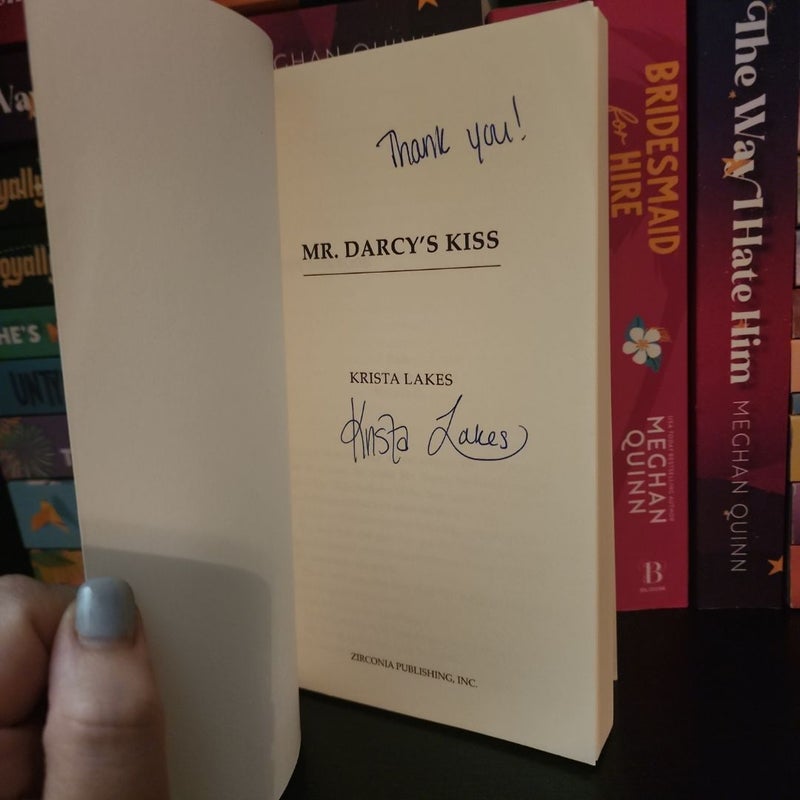 Mr. Darcy's Kiss *SIGNED*