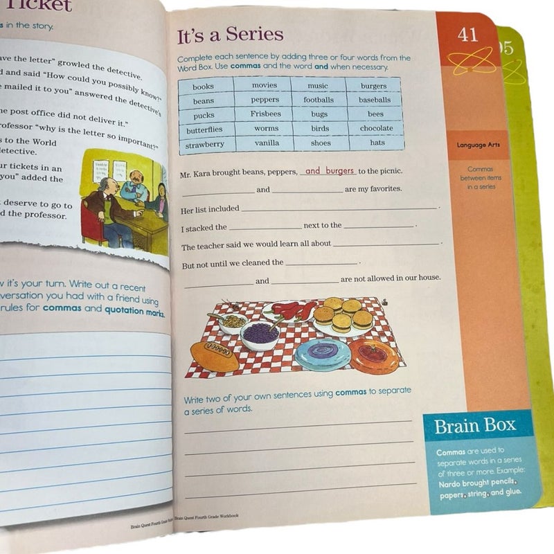 Brain Quest Workbook: 4th Grade