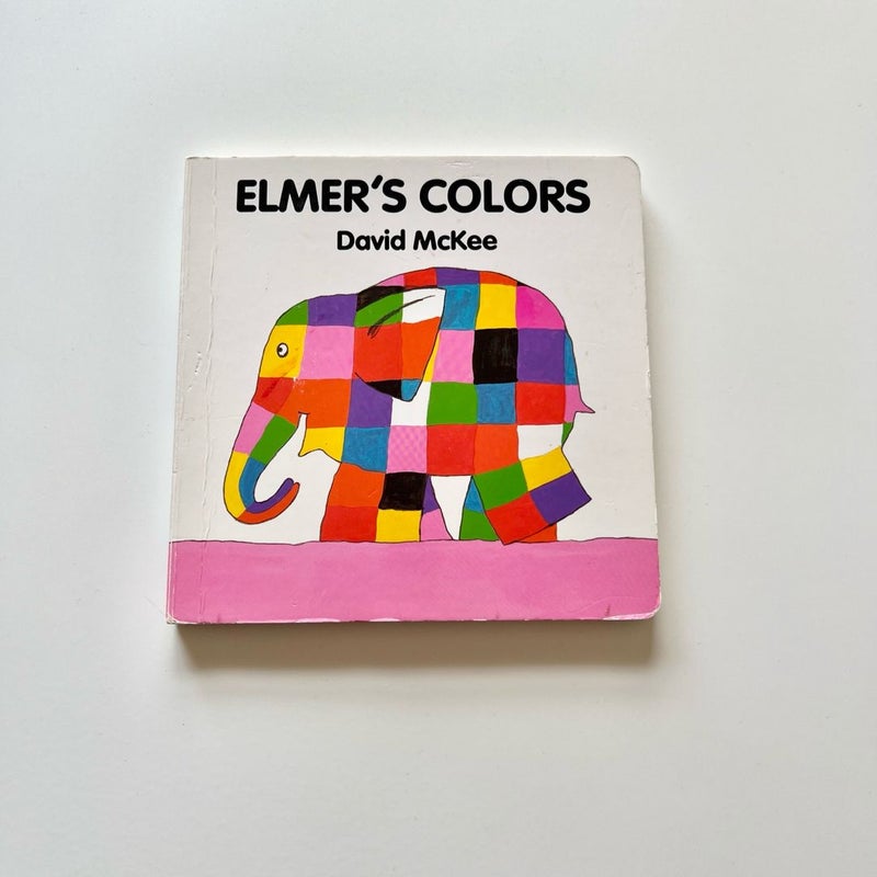 Elmer's Colors Board Book