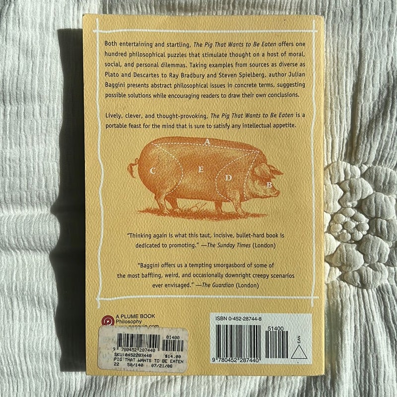 The Pig That Wants to Be Eaten (PRICE NEGOTIABLE!)