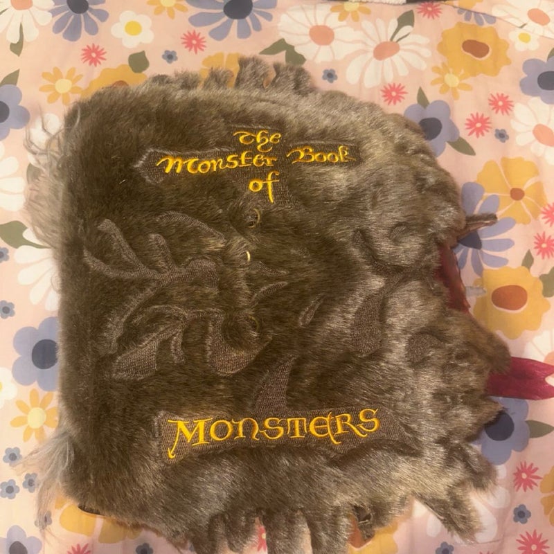 The Monster Book of Monsters plush decorative pillow