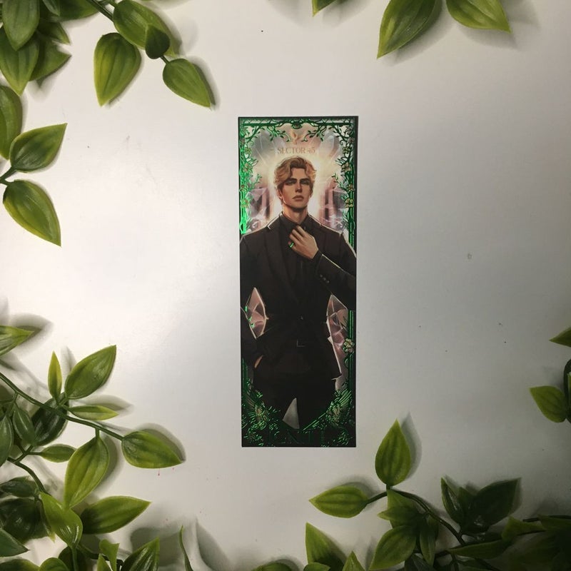 Shatter Me Foiled Character Bookmarks (Warner, Juliette, Adam, Kenji, Nazeera, Castle) FairyLoot Exclusive 