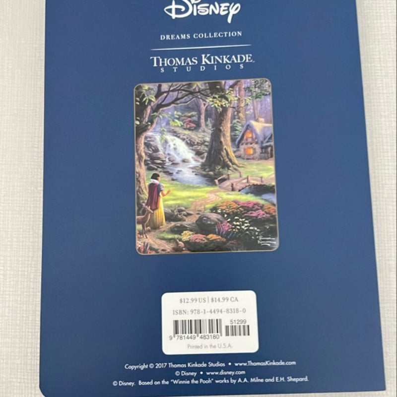 Disney Dreams Collection Thomas Kinkade Studios Coloring Book