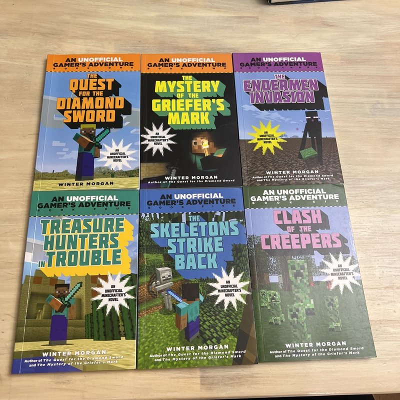 Minecraft’s The Unofficial Gamer's Adventure Series Box Set by Winter ...