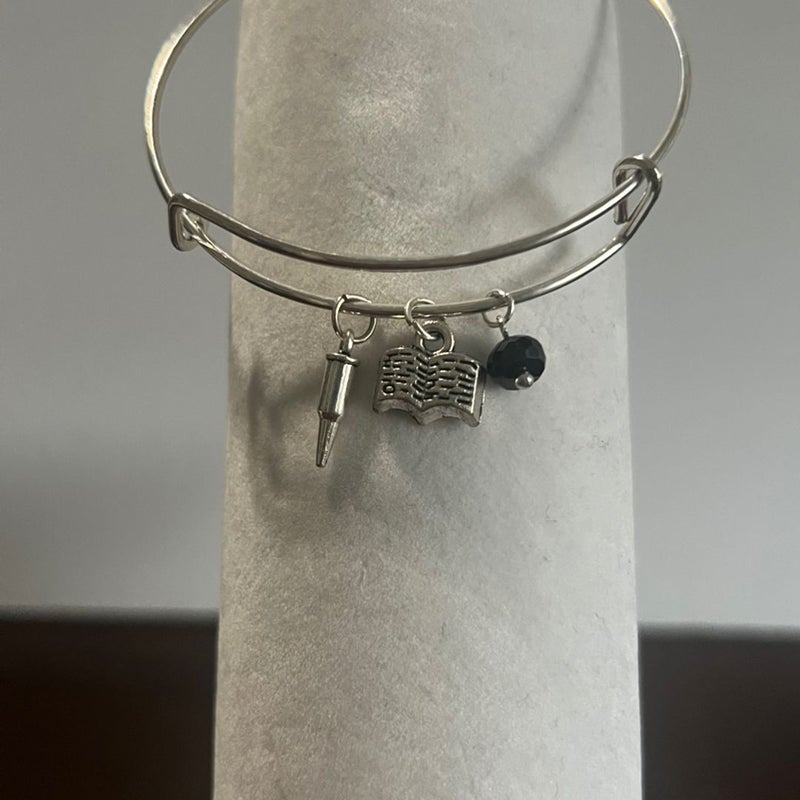 dark romance charm bracelet