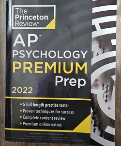 Princeton Review AP Psychology Premium Prep 2022