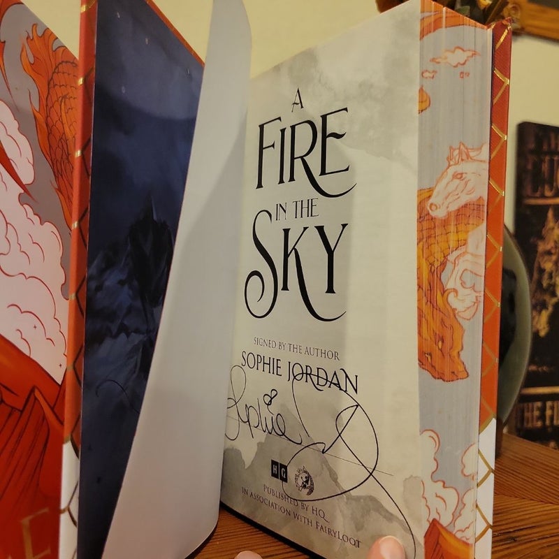 A Fire in the Sky *Signed Fairyloot Special Edition*