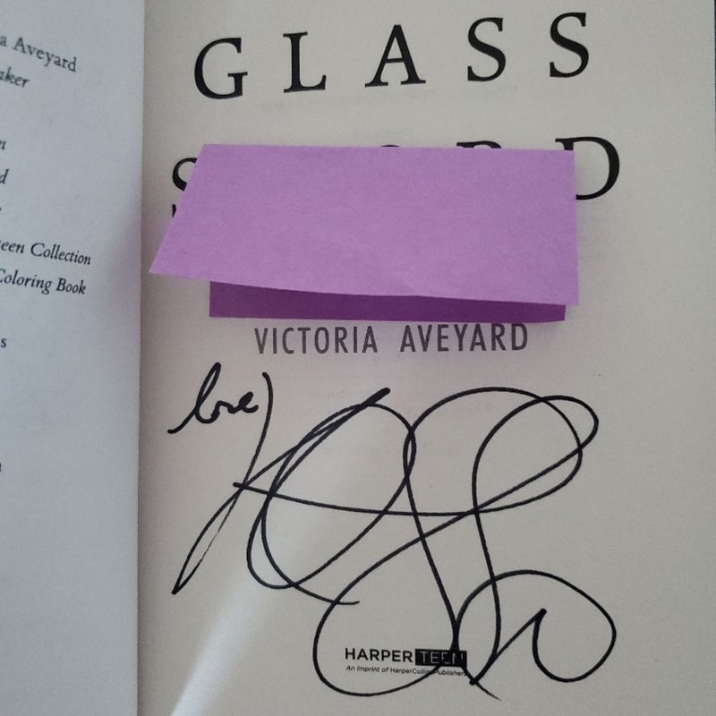 Glass Sword - Signed 