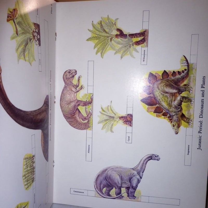 Dinosaur Dioramas to Cut and Assemble