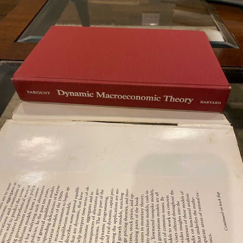 Dynamic Macroeconomic Theory