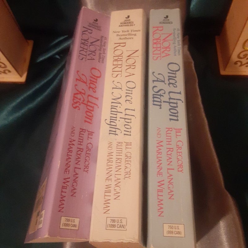 Complete set of 6 Nora Roberts ,Once upon a Kiss, Once Upon a Midnight,  Once Upon a Star, Once Upon a Kiss, Once Upon a Dream