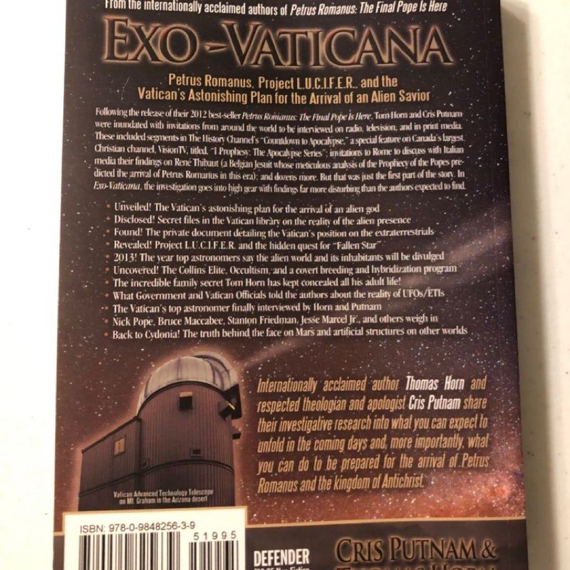 Exo-Vaticana - Vatican's Astonishing Plan for Alien Arrival - Paperback