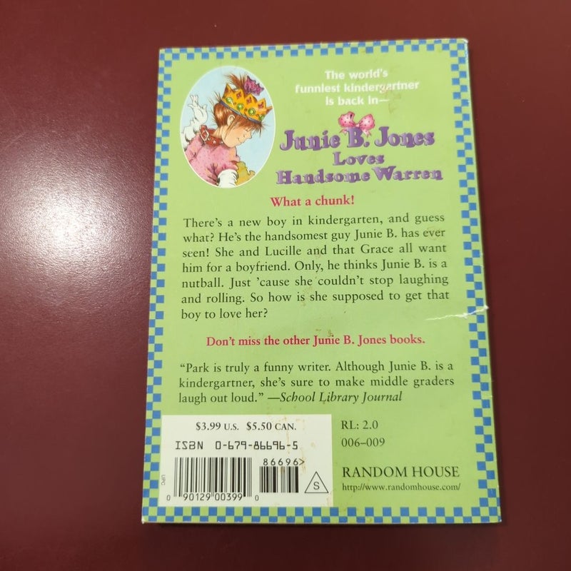 Junie B. Jones #7: Junie B. Jones Loves Handsome Warren