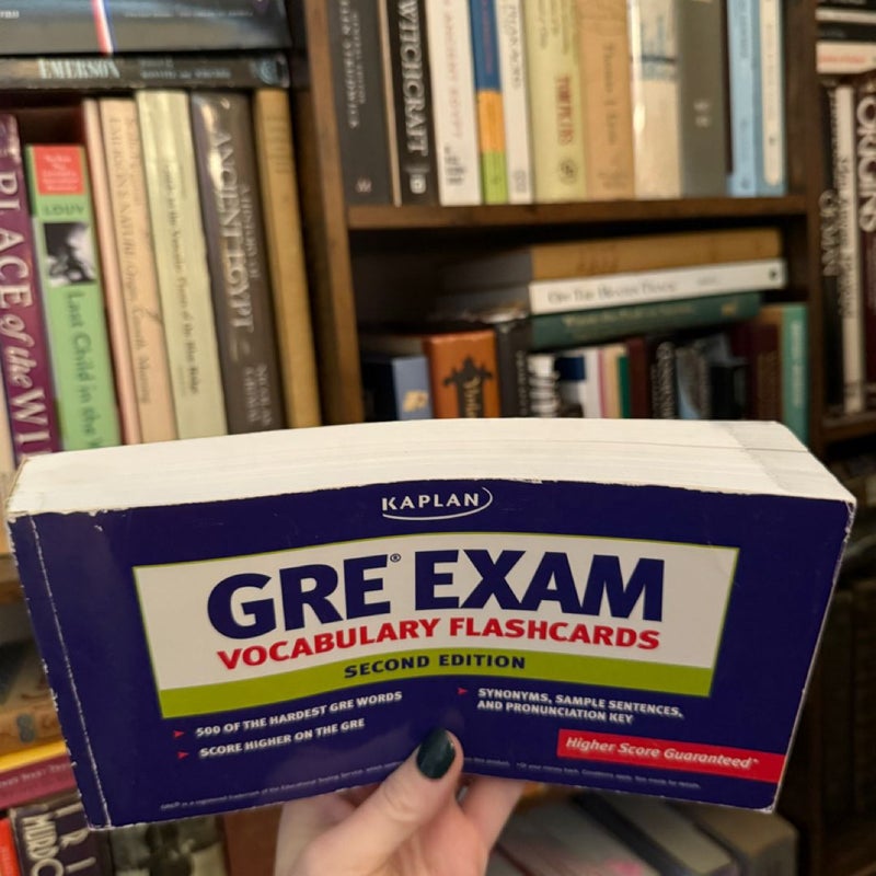 GRE Exam Vocabulary Flashcards