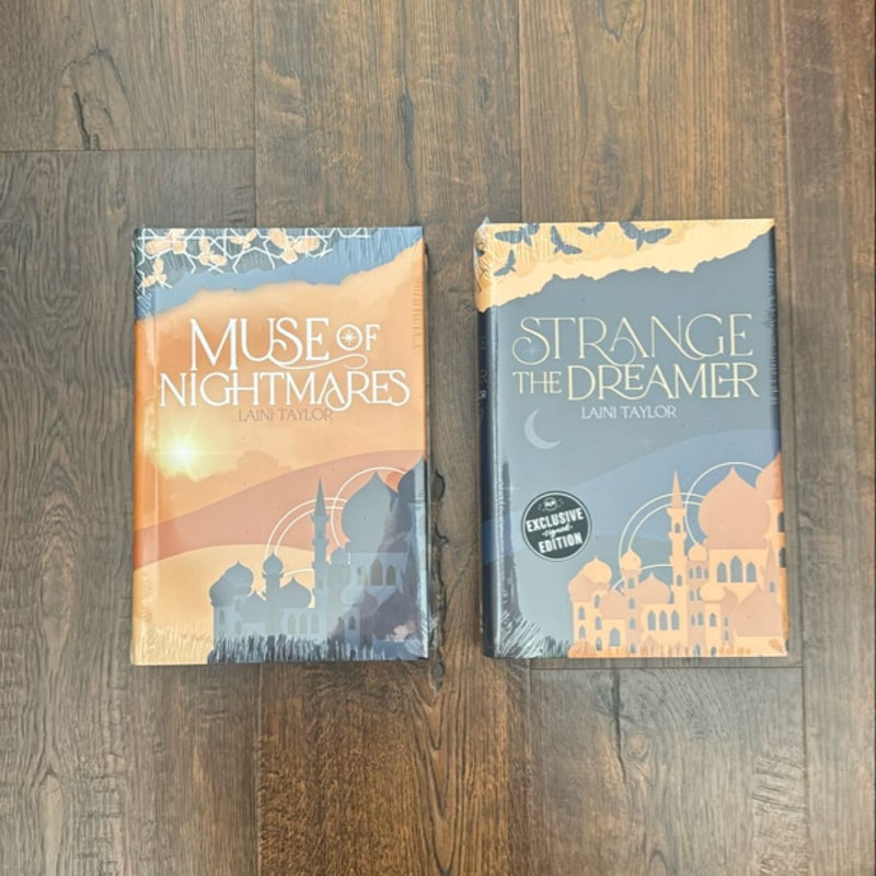 Owl Crate Special Editions Strange the Dreamer and Muse of Nightmares