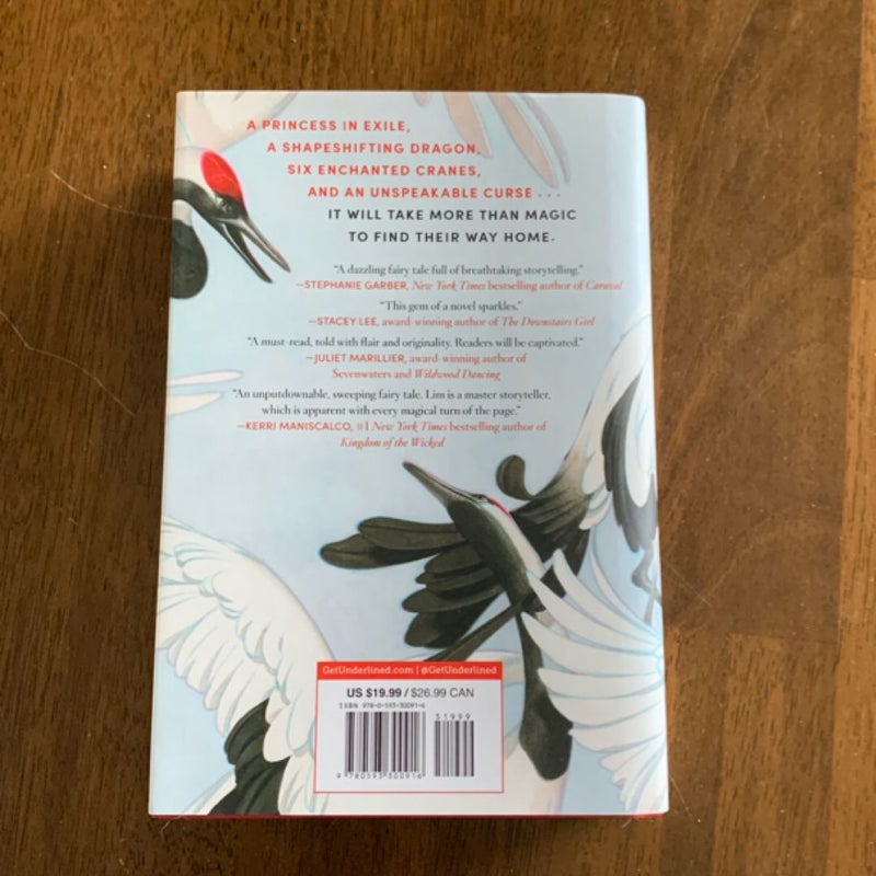 Six Crimson Cranes