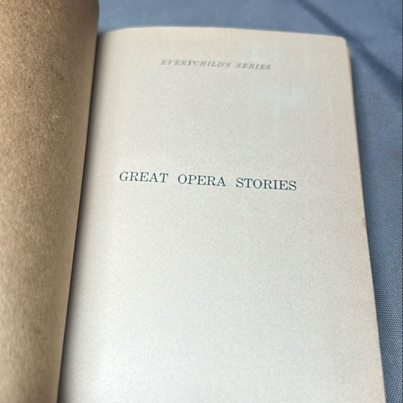 Great Opera Stories