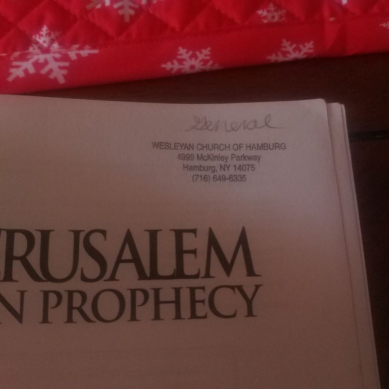 Jerusalem in Prophecy 